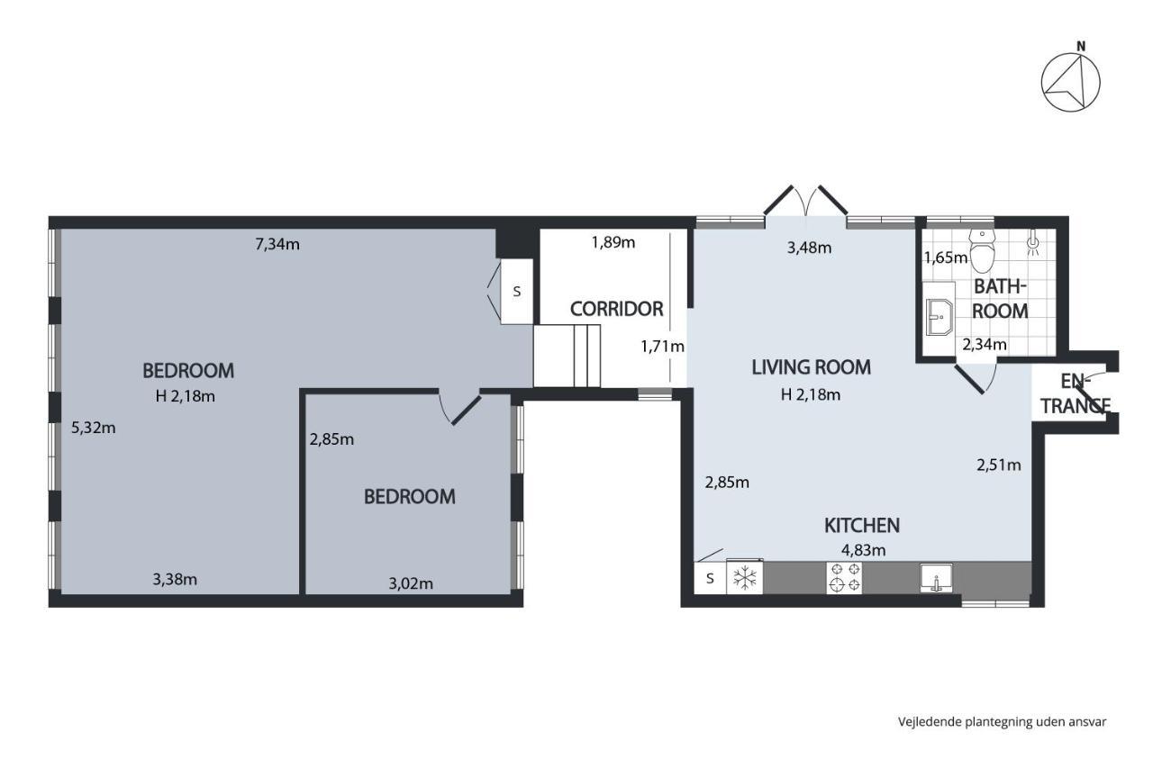 Sanders Regent - Precious One-Bedroom Apartment Near Central Square โคเปนเฮเกน ภายนอก รูปภาพ